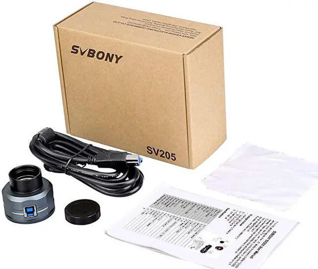 Alt view image 7 of 7 - SV205 Telescope Camera CMOS Telescope Camera 8MP USB30 Electronic Eyepiece 125 inches Astronomy Camera for Telescope Astrophotography