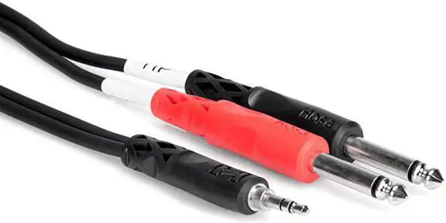 Main image of CMP-159 3.5 mm TRS to Dual 1/4" TS Stereo Breakout Cable, 10 Feet