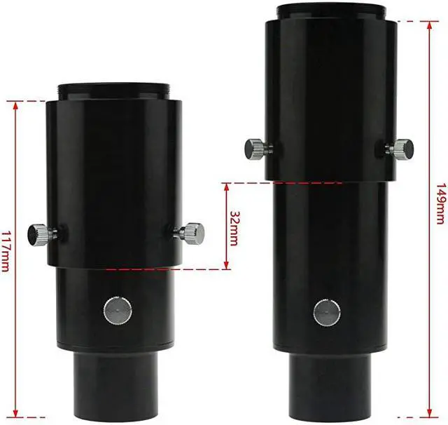 Alt view image 4 of 7 - 125 Extendable Camera Adapter for Either PrimeFocus Or EyepieceProjection Astrophotography with Refractors or Reflector Telescopes Threaded for Standard 125inch Astronomy Filters