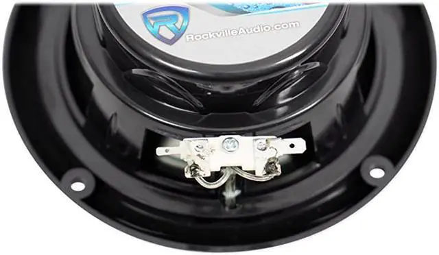 Alt view image 4 of 7 - Pair  MS525B 525quot 400 Watt Waterproof Marine Boat Speakers 2Way Black