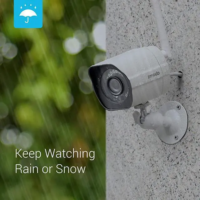 Alt view image 2 of 7 - Outdoor Security Camera 2 Pack Smart Home 1080p Full HD Indoor Outdoor Wireless IP Cameras with Night Vision Cloud Service Available