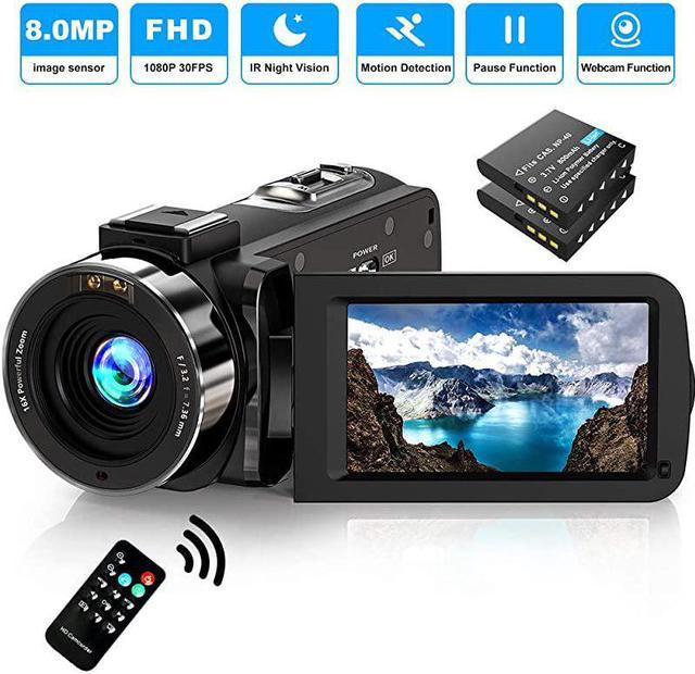 Camera Camcorder FHD 1080P 30FPS 36MP IR Night Vision YouTube