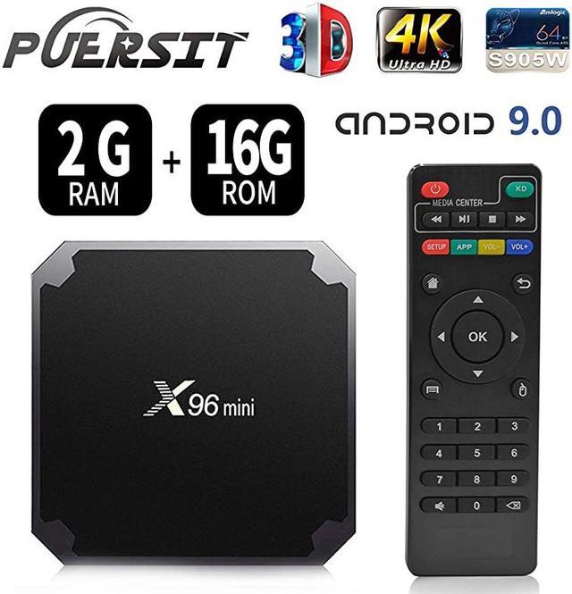 Smart TV Box X96 Mini, 2GB RAM, 16GB Flash, 4K, Wifi