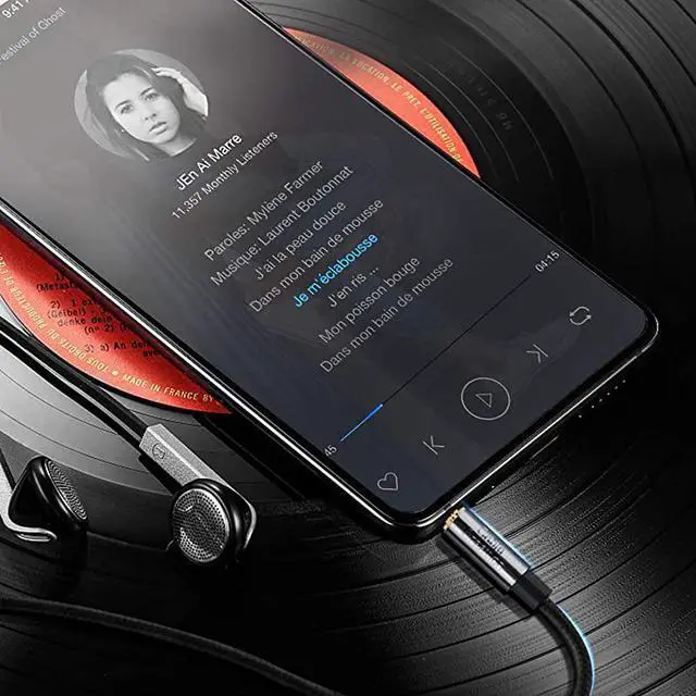 Alt view image 6 of 7 - 35mm Headphone Extension Cable Right Angle 35mm Male to Female Audio Stereo Cable with SilverPlating Copper Compatible with iPhones iPad Sony Beats PS4 Headset Black 3Feet