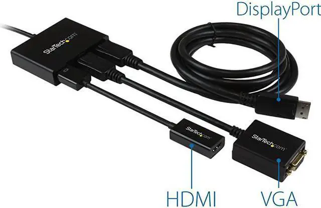 Alt view image 6 of 7 - com 3 Port DisplayPort MST Hub 4K 30Hz DisplayPort to DisplayPort Multi Monitor Splitter for 3 DP Monitor Setup MSTDP123DP