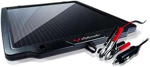 Main image of SP400 48 Watt 12V Solar Battery Charger and Maintainer For Cars Boats Motorcycles Snowmobiles Trucks RV Batteries