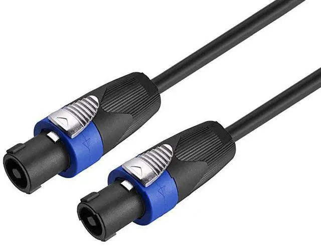 Alt view image 2 of 6 - Pro 50 Feet 12AWG Speakon to Speakon Cable Heavy Duty 50ft 12 Gauge Speaker Wire Cord with Twist Lock for Audio Amplifier Single