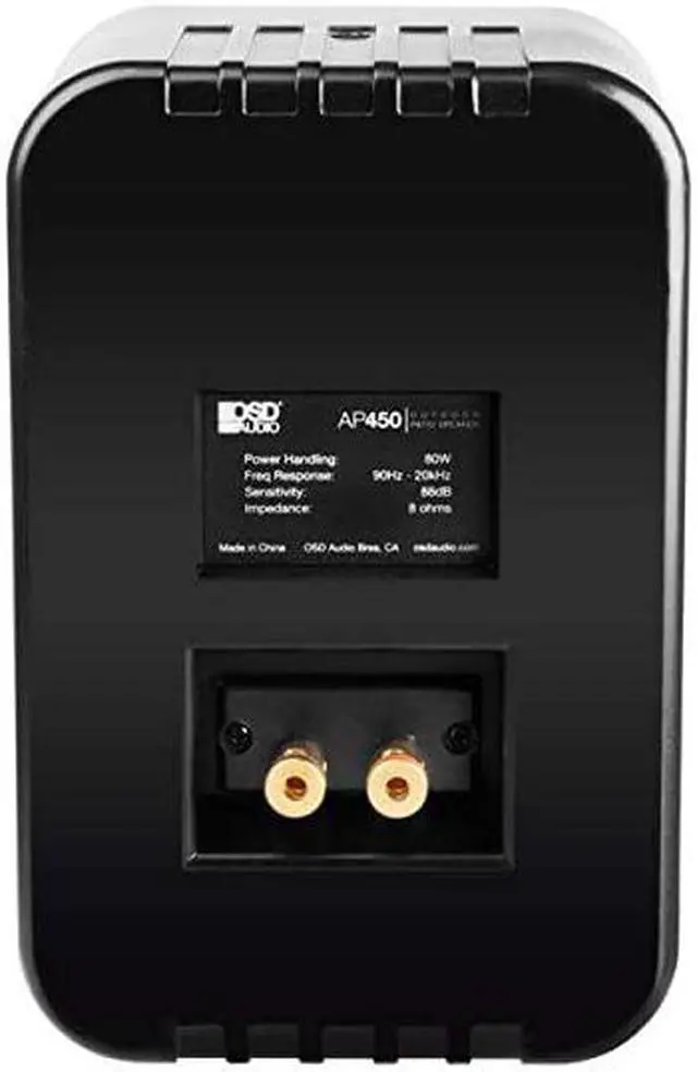 Alt view image 5 of 5 - 3Way Outdoor Patio 4 Speaker Indoor Outdoor Stereo Pair Black AP450