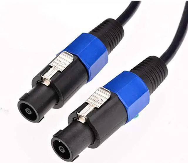 Alt view image 4 of 7 - 2Pack 50 ft Male Speakon to Speakon Cables Professional 12 Guage AWG Audio Cord DJ Speaker Cable Wire with Twist Lock 2 Conductor