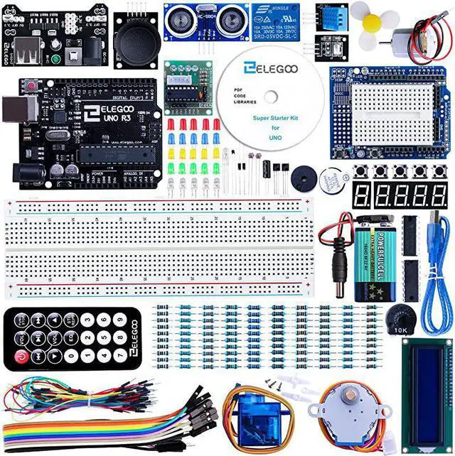 Main image of UNO Project Super Starter Kit with Tutorial and UNO R3 Compatible with Arduino IDE
