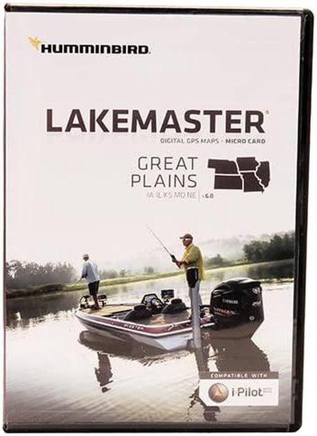 LakeMaster Great Plains Edition Digital GPS Lake Maps Micro SD