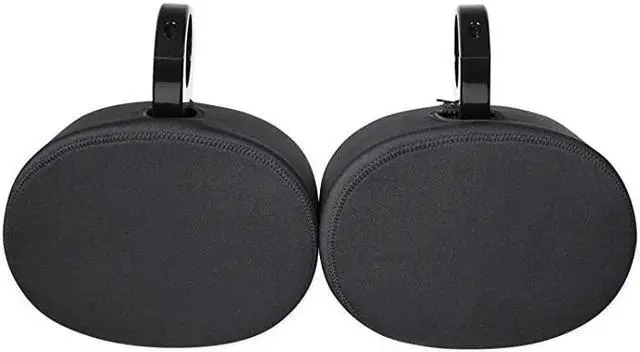 Alt view image 3 of 5 - Pair  RWBC Neoprene Covers for 65 Marine Wakeboard Tower Speakers Black