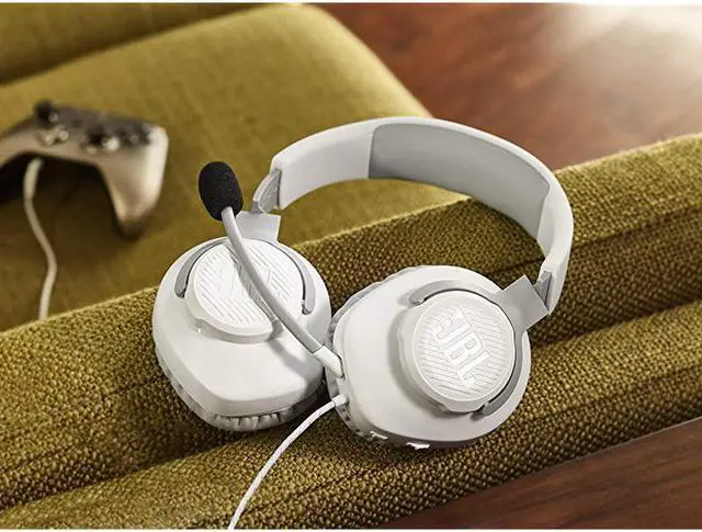 Alt view image 5 of 7 - Quantum 100 - Wired Over-Ear Gaming Headphones - White