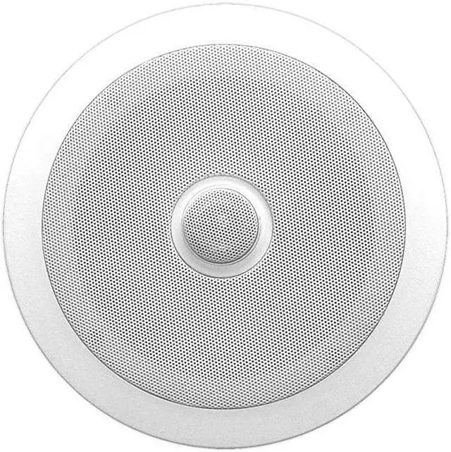 Alt view image 2 of 6 - 6.5'' In-Wall/In-Ceiling Midbass Speakers (Pair) - 2-Way Woofer Speaker System Directable 1” Titanium Dome Tweeter Flush Mount Design w/ 65Hz - 22kHz Frequency Response 250 Watts Peak -  PDIC60