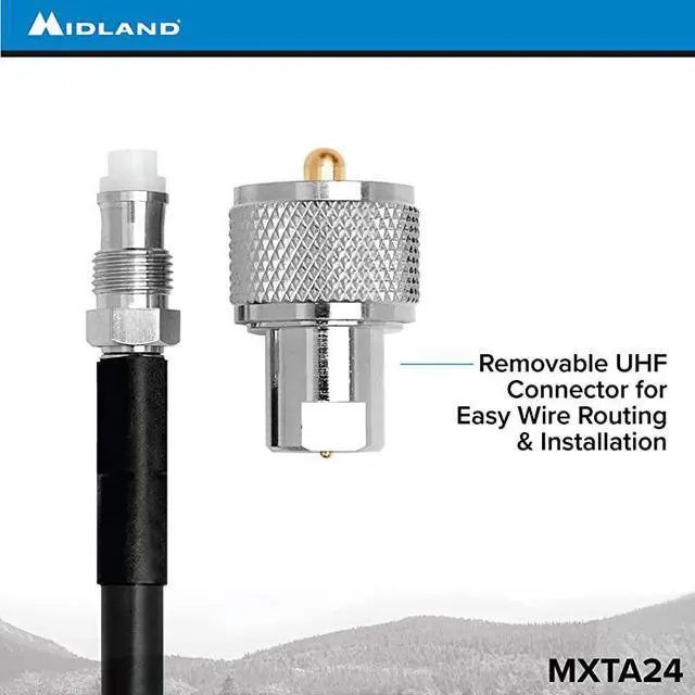 Alt view image 4 of 5 - MXTA24 6 Meter Antenna Cable with NMO Connector Works with  MicroMobile MXT105 MXT115 MXT275 MXT400