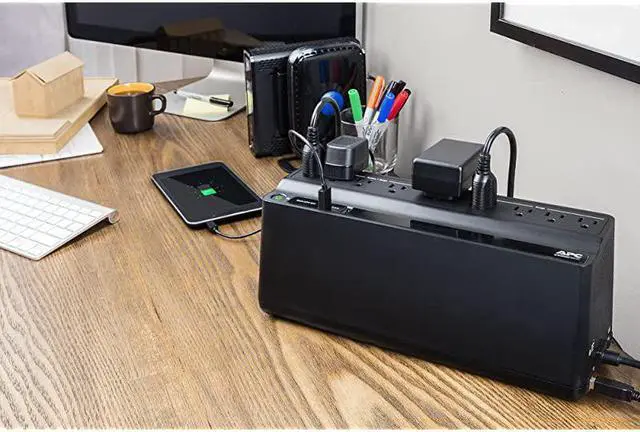 Alt view image 3 of 7 - UPS 850VA UPS Battery Backup amp Surge Protector BE850G2 Backup Battery 2 USB Charger Ports BackUPS Series Uninterruptible Power Supply