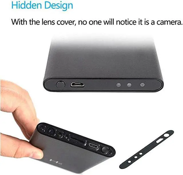 Alt view image 3 of 6 - HD 1080P 5000mAh Portable Hidden Power Bank Camera Nanny Cam 10 Hours Continuous Video Recording Perfect Mini Security Spy Camera for Home and Office and Outdoor No WiFi Function