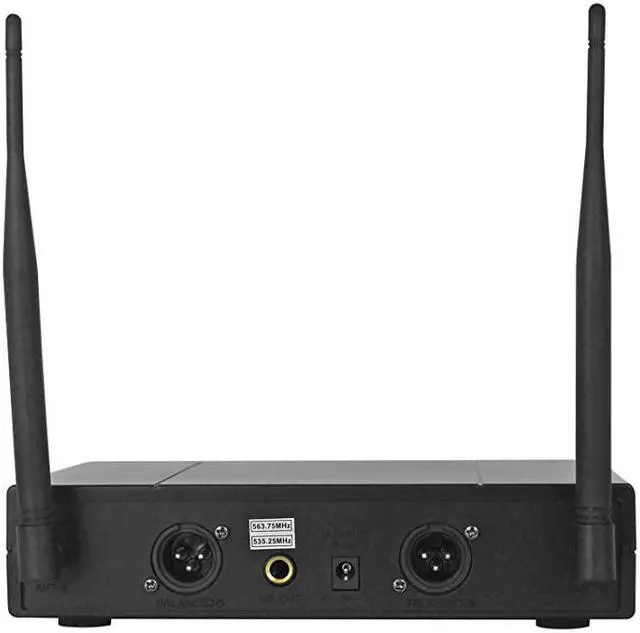 Alt view image 3 of 7 - 1 RWM72U Dual UHF Wireless Handheld Microphone System Digital Display XLR Connector