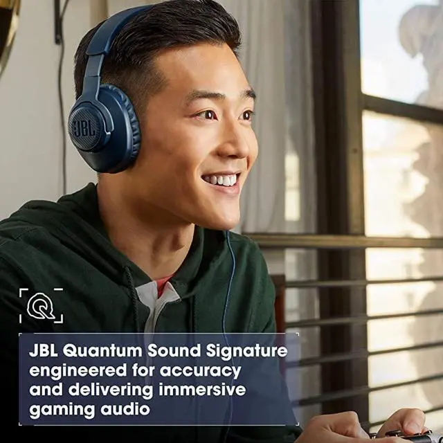 Alt view image 6 of 7 - Quantum 100 Wired OverEar Gaming Headphones Black
