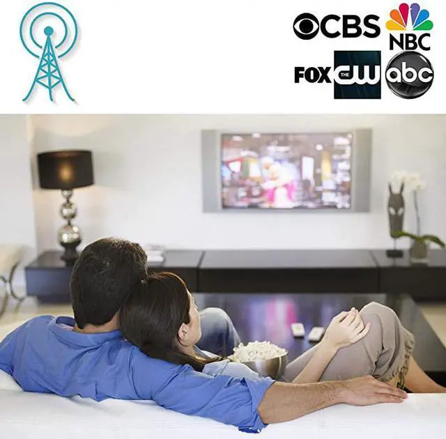 Alt view image 6 of 7 - Newest 2020  Outdoor Digital Amplified HDTV Antenna up to 200 Mile Long RangeDirectional 360 Degree RotationHD 4K 1080P FM Radio Supports 5 TVs Plus Installation Kit and Mounting Pole