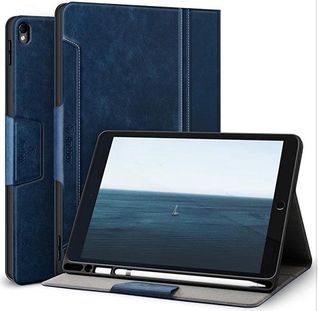 iPad 105 Case with Builtin Apple Pencil Holder Auto Sleep Wake Function PU  Leather Smart Cover for iPad Air 3 2019 iPad Pro 105 inch 2017 Blue -  Newegg.com