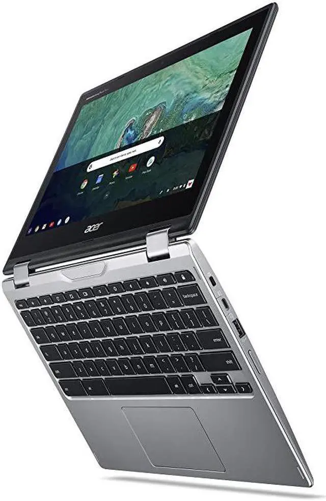 Alt view image 6 of 7 - Chromebook Spin 11 Convertible Laptop Intel Celeron N3350 116 HD Touch Display 4GB DDR4 32GB eMMC 80211ac WiFi Wacom EMR Pen Sleeve CP3111HNC2DV