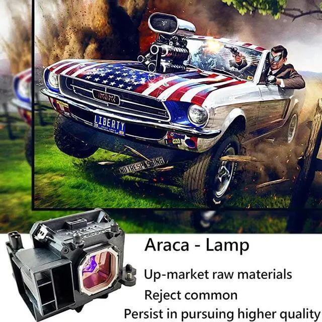 Alt view image 6 of 7 - NP15LP Projector Lamp with Housing for NEC M271X M300X M260X M260W Replacement Projector Lamp