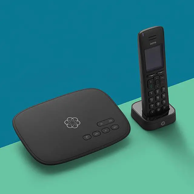 Alt view image 2 of 5 - HD3 Handset cordless phone with picture callerID and HD voice quality Works with  Telo VoIP free Internet home phone service