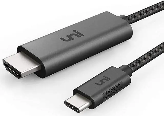 Main image of USB C to HDMI Cable 15ft 4K60Hz  USB Type C to HDMI Cable Thunderbolt 3 Compatible for MacBook Pro 16 20192018 MacBook AiriPad Pro 20202018 Surface Book 2 XPS Samsung S20 and More