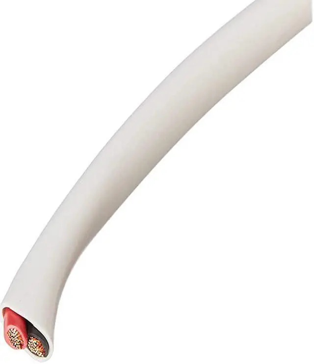 Alt view image 3 of 3 - Access Series 12 Gauge AWG CL2 Rated 2 Conductor Speaker WireCable 50ft Fire Safety in Wall Rated Jacketed in White PVC Material 999 OxygenFree Pure Bare Copper