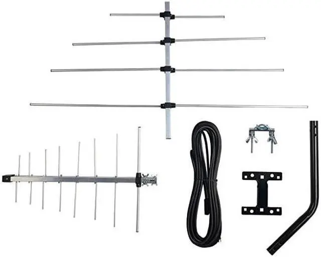 Alt view image 2 of 4 - TV Outdoor Yagi Antenna with Long Range Reception Capacity Digital TV Antenna Available for Attic or Roof Mount Long Range Digital OTA Antenna for Clear Reception 4K1080PHD