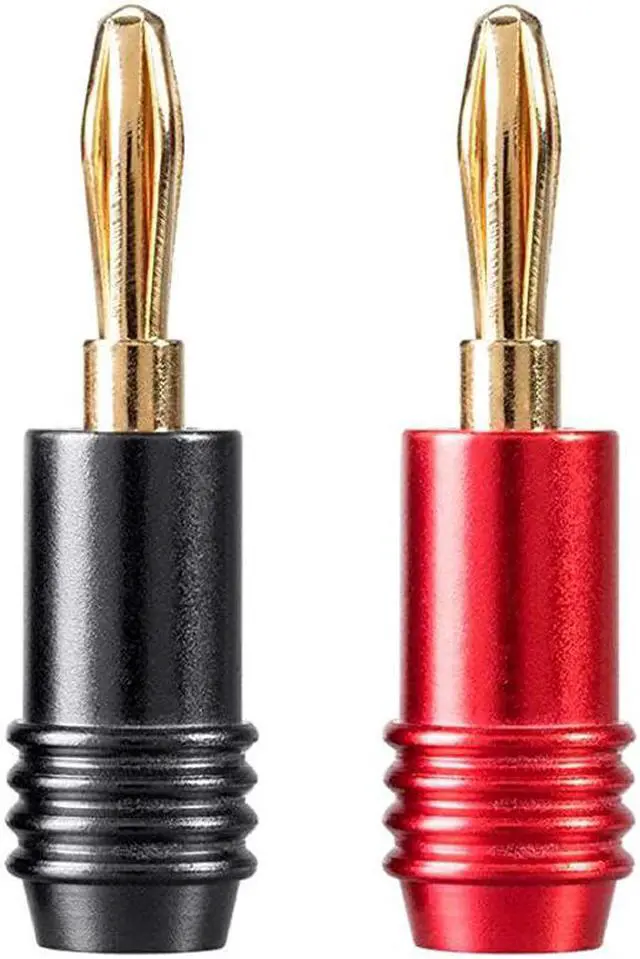 Alt view image 4 of 6 - 10 Pair Affinity Series 24k Gold Speaker Banana Plug