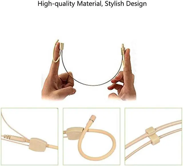 Alt view image 6 of 7 - Headset Wireless Microphone Super Light 24G Wireless Headset Microphone SystemHeadset and Handheld 2 in 1160ft Rangefor Voice AmplifierPA SystemNot Support PhoneLaptop