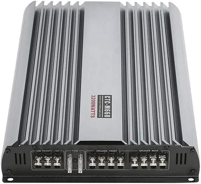 Alt view image 5 of 7 - 12V 4 Channel Car Amplifier Stereo Power Amp Audio 4CH Bass Sub Woofer