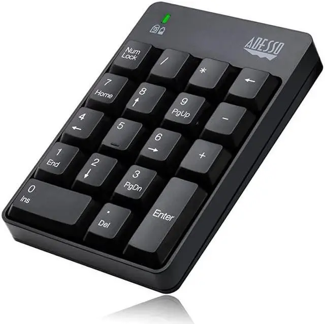 Alt view image 5 of 7 - WKB6010UB Wireless Spill Resistant 18Key Numeric Keypad