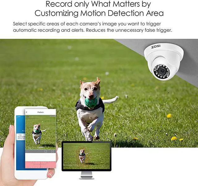 Alt view image 7 of 7 - H265+ 1080p 16 Channel Security Camera System16 Channel CCTV DVR with Hard Drive 4TB and 16 x 1080p Indoor Outdoor Dome Camera 80ft Night Vision 105° View Angle Remote Control Alert Push