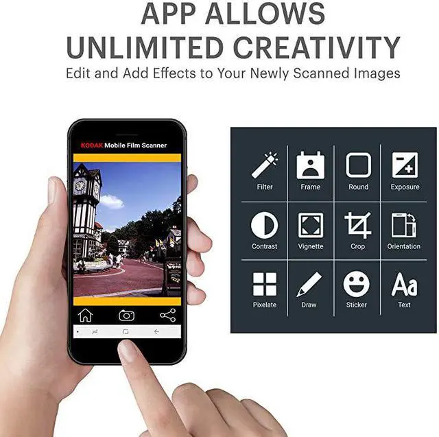 Alt view image 5 of 7 - Mobile Film Scanner Fun Novelty Scanner Lets You Scan and Play with Old 35mm Films Slides Using Your Smartphone Camera Cardboard Platform EcoFriendly Toy LED Backlight