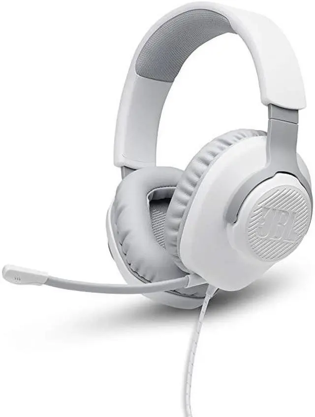 Main image of Quantum 100 - Wired Over-Ear Gaming Headphones - White