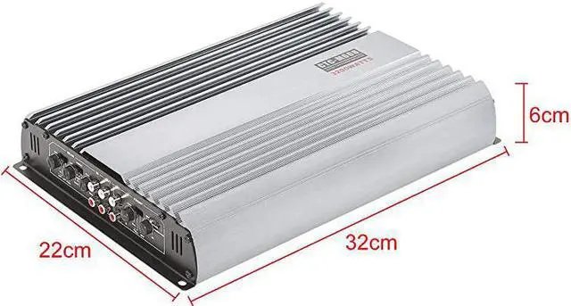 Alt view image 3 of 7 - 12V 4 Channel Car Amplifier Stereo Power Amp Audio 4CH Bass Sub Woofer