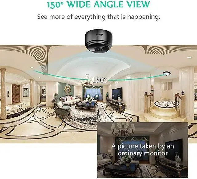 Alt view image 4 of 5 - Spy Camera Wireless Hidden HD 1080P Small Security Video Camera Mini Nany Cam with Night Vision and Motion Activated Indoor Use Security Cameras Surveillance Cam for Car Home Office