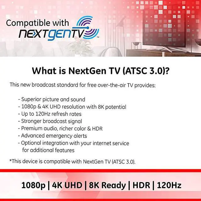 Alt view image 5 of 7 - Outdoor TV Antenna, Long Ran Antenna, 4K 1080P VHF UHF Digital HDTV Antenna, J Mount Included, Also Indoor Attic Mountable, Weather Resistant, 29884