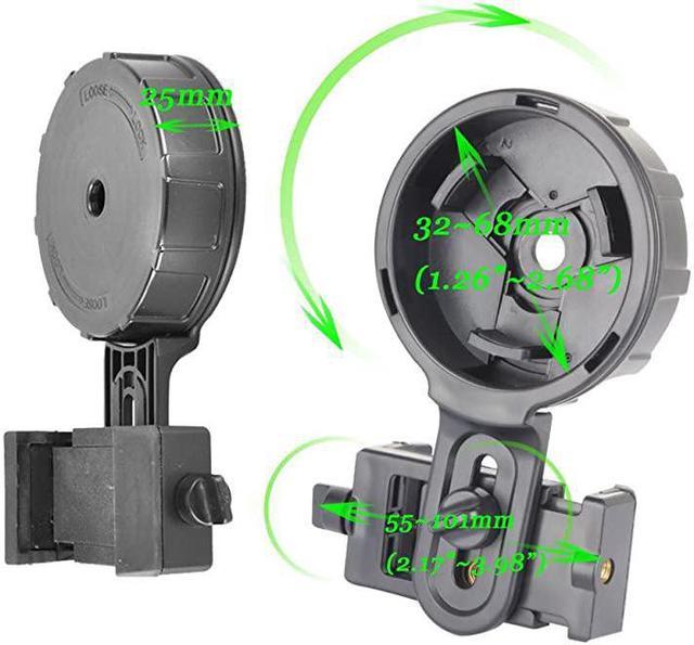  Spotting Scope Smartphone Camera Adapter, Telescope Camera  Adapter, Cell Phone Adapter Mount for Binocular Monocular : Electronics