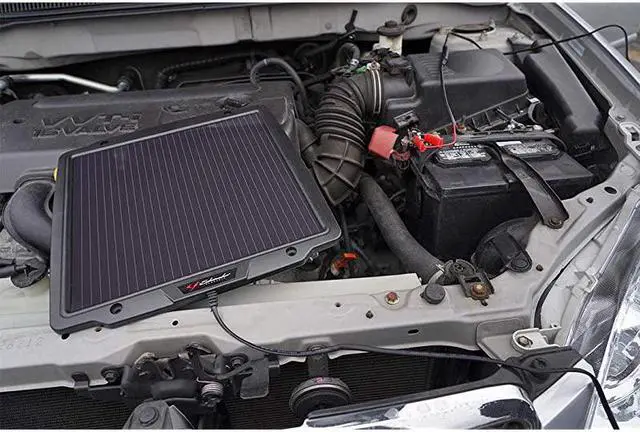 Alt view image 5 of 5 - SP400 48 Watt 12V Solar Battery Charger and Maintainer For Cars Boats Motorcycles Snowmobiles Trucks RV Batteries