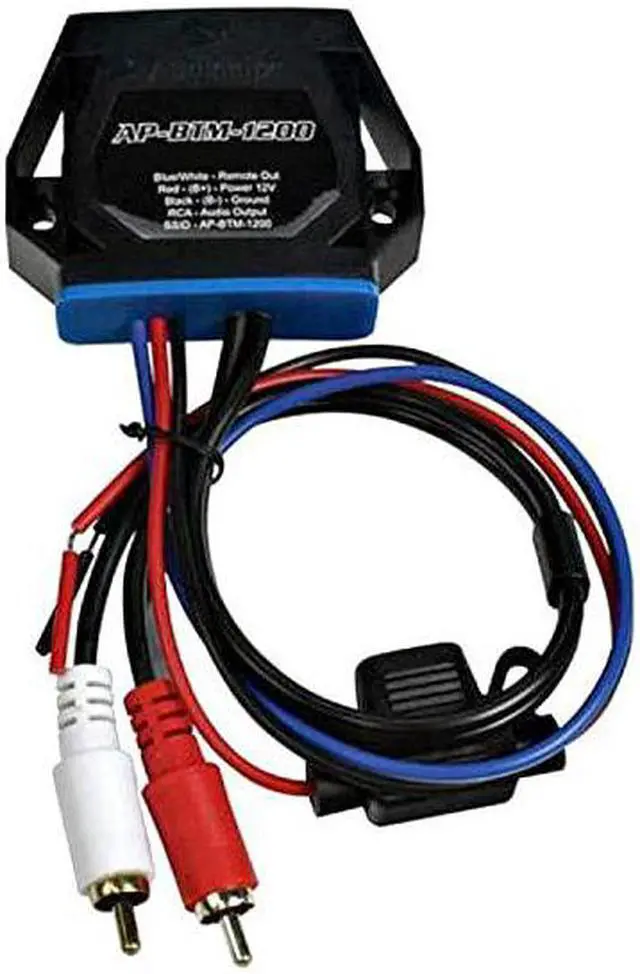 Alt view image 3 of 3 - Marine Wireless Audio Receiver Adapter converts any amplifier or RCAs to stream wirelessly