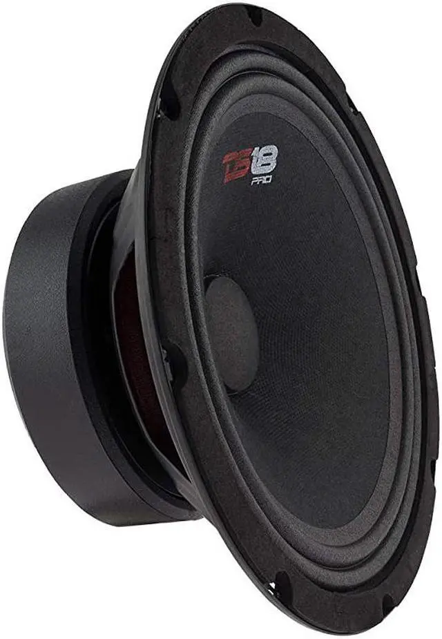 Main image of PROGM6 Loudspeaker 65 Midrange Black Steel Basket 480W Max 140W RMS 8 Ohms Premium Quality Audio Door Speakers for Car or Truck Stereo Sound System 1 Speaker