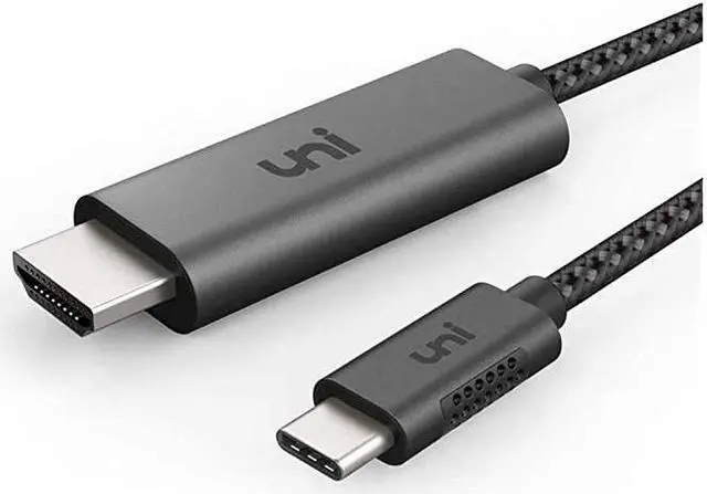 Main image of USB C to HDMI Cable for Home Office | 6ft 4K60Hz  USB Type C to HDMI Cable Thunderbolt 3 Compatible for MacBook Pro 20202019 MacBook AiriPad Pro 2020 Surface Book 2 Galaxy S20 and More
