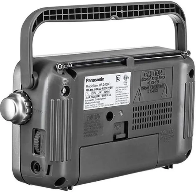 Alt view image 3 of 5 - Rf2400D AmFM Radio SilverGrey