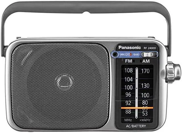 Alt view image 2 of 5 - Rf2400D AmFM Radio SilverGrey