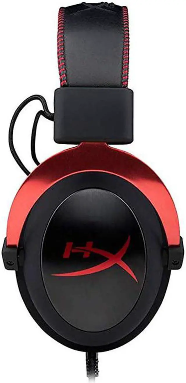 Alt view image 3 of 7 - Cloud II Gaming Headset 71 Surround Sound Memory Foam Ear Pads Durable Aluminum Frame Detachable Microphone Works with PC PS4 Xbox One Red