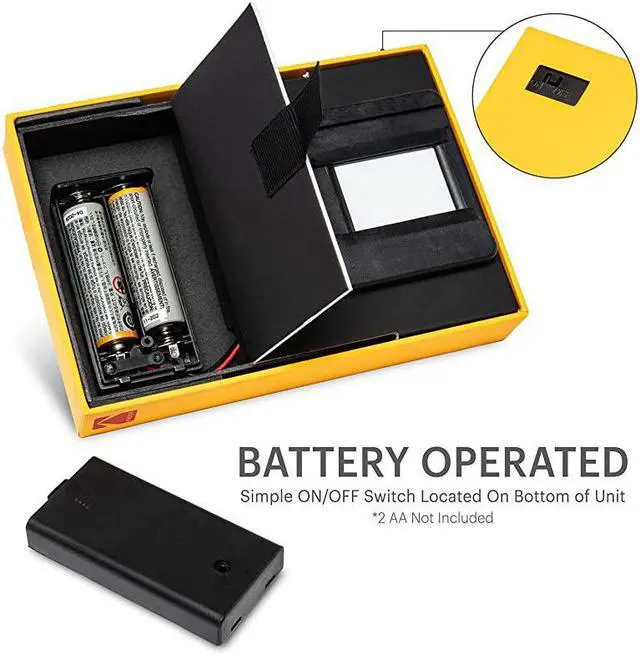 Alt view image 6 of 7 - Mobile Film Scanner Fun Novelty Scanner Lets You Scan and Play with Old 35mm Films Slides Using Your Smartphone Camera Cardboard Platform EcoFriendly Toy LED Backlight
